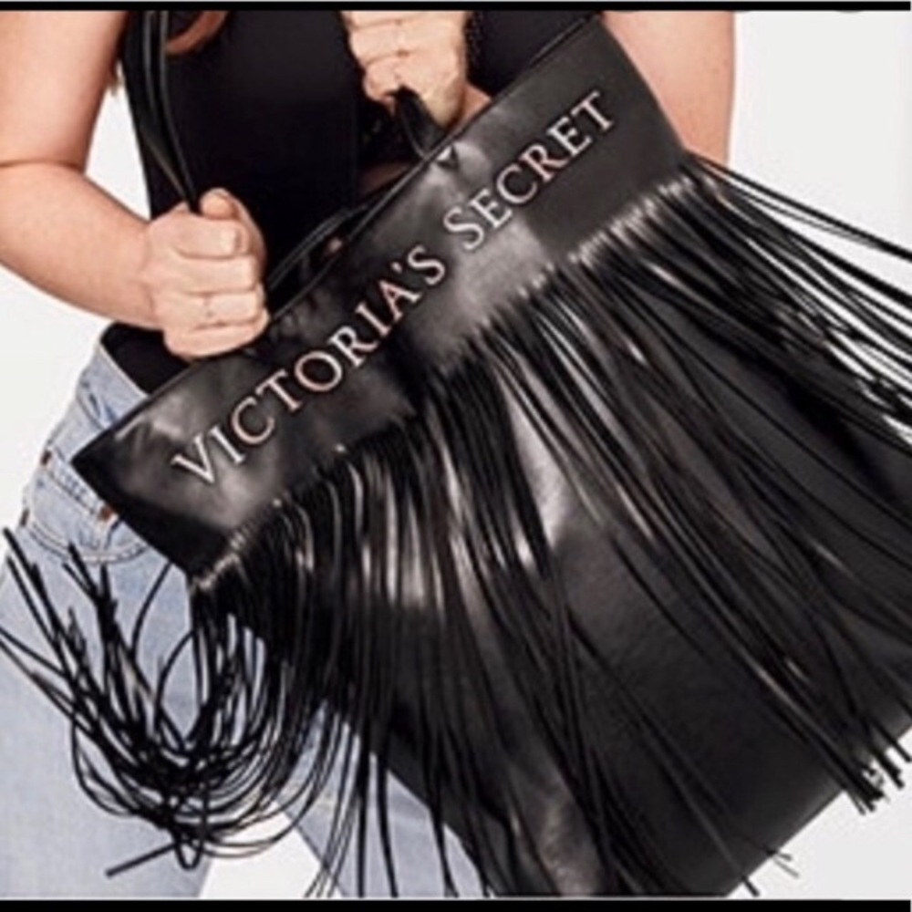 Victoria secret fringed bag